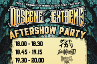 Obscene Extreme AFTERSHOW PARTY already today!!! Who's coming?