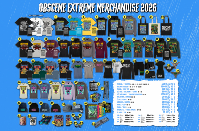 Order your merch through the OEF app and pick it up straight at Obscene Extreme!!!