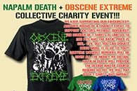 More grinding for Charity!!! NAPALM DEATH + OBSCENE EXTREME for Médecins Sans Frontieres!!